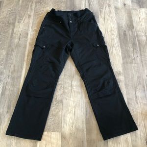 Duluth Trading Co. Black Fleece Lined Work Pants.